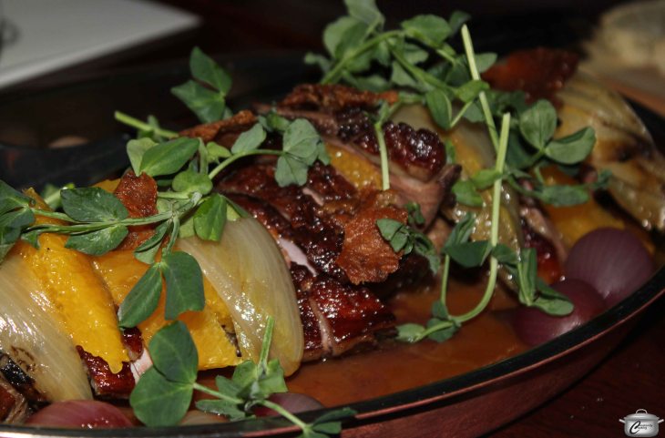 Marc Doiron's duck a l'orange brought a classic dish to elegant new heights.