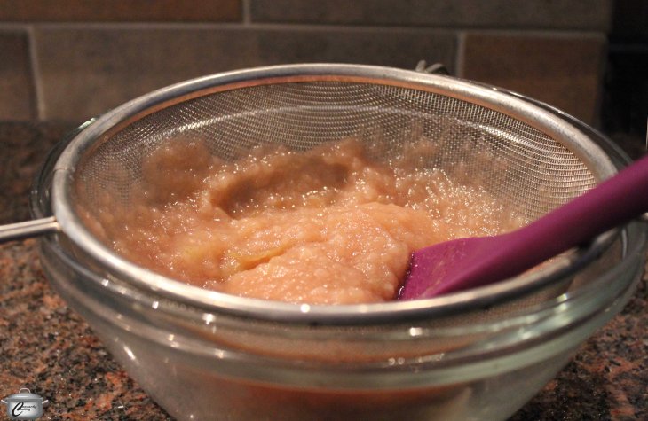 If you like chunkier applesauce then there's no need to pass it through a sieve.
