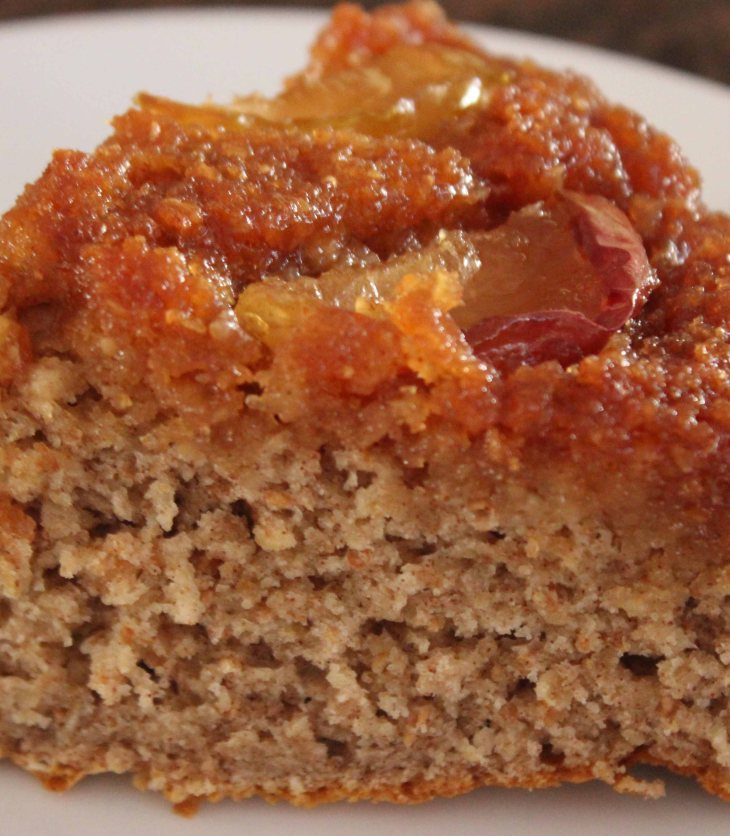 Caramel apple pan cake