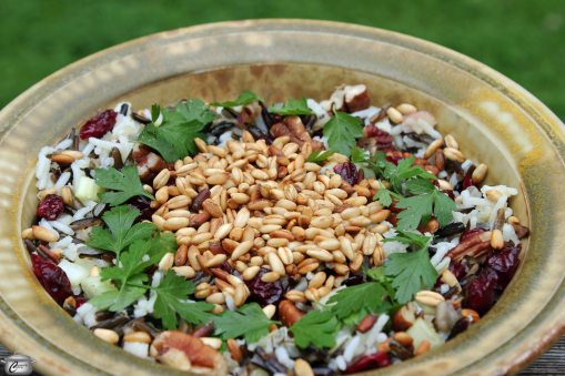 Wild Rice Salad vegetarian and gluten free