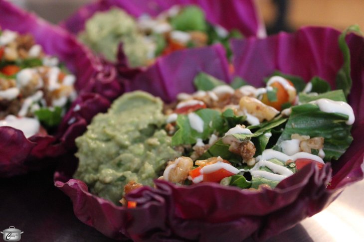 These gorgeous soft tacos in cabbage leaves are a perfect example of Natasha's healthy, delicious recipes.