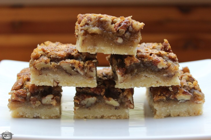 A great alternative to classic pecan pie, these squares feature a nutty shortbread crust topped with a deliciously gooey layer that has a hint of bourbon for a unique flavour