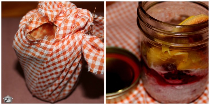 You have to love a meal where there is a pre-dessert sweet course! Stephen LaSalle served up cutely-wrapped raspberry fool in mason jars, featuring macerated raspberries, whipped cream with vanilla, peaches and sponge cake. A 2010 Brut was a delicious accompaniment.