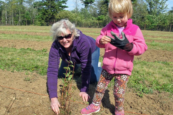 I was thrilled to help some of my Nova Scotia family members plant at South Shore Farms.
