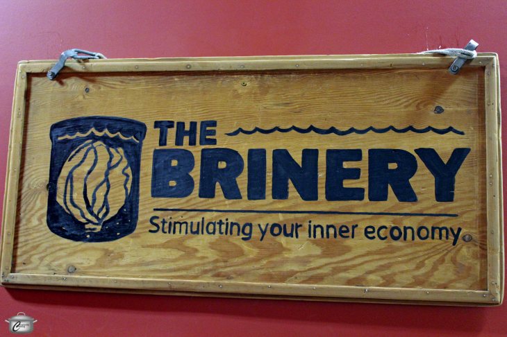 The Brinery's clever tag line alludes to the many health benefits offered by eating fermented foods. 