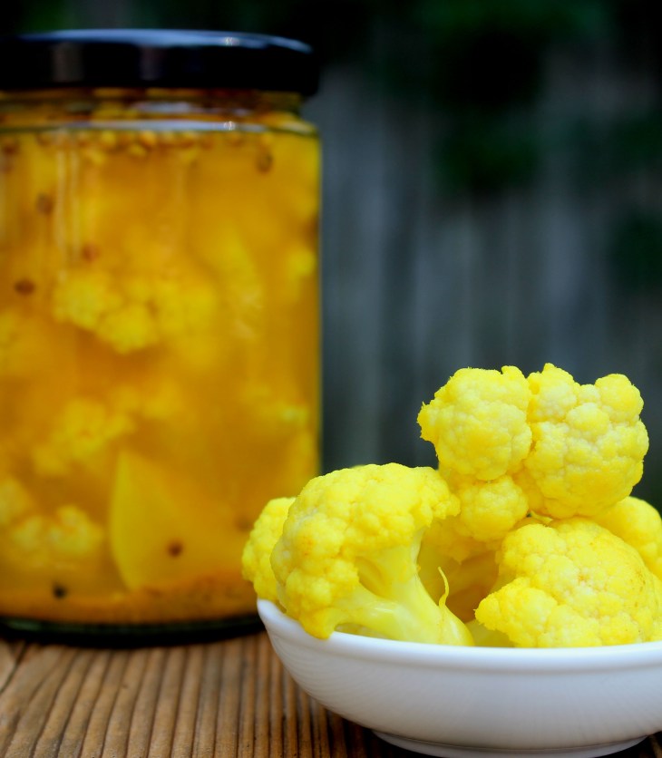 curried cauliflower pickles