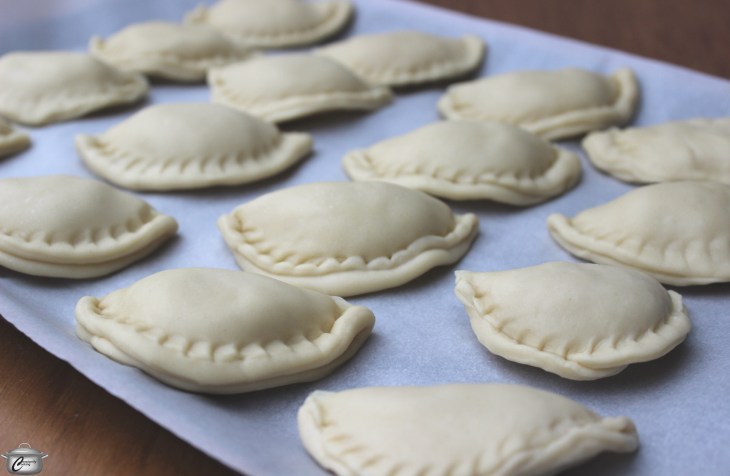 It's a good idea to freeze pierogies before cooking so they will be less likely to burst open.