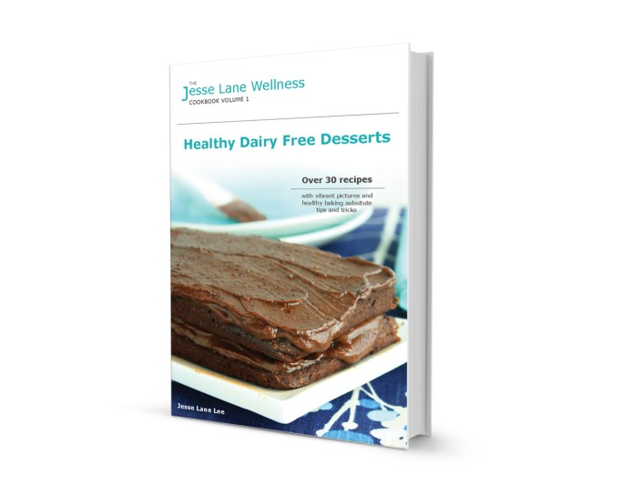 Jesse Lane Wellness Healthy Dairy Free Desserts Book Cover