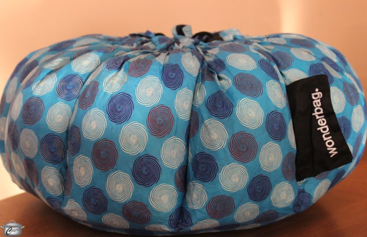 This is the ingenious Wonderbag. It's light, soft and squishy, and it performs exactly as promised.