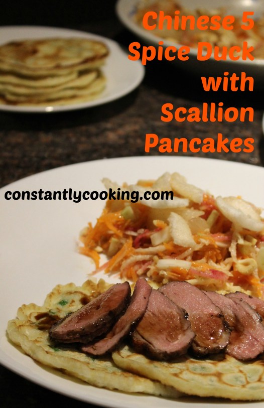 Chinese 5 spice duck with scallion pancake pinterest