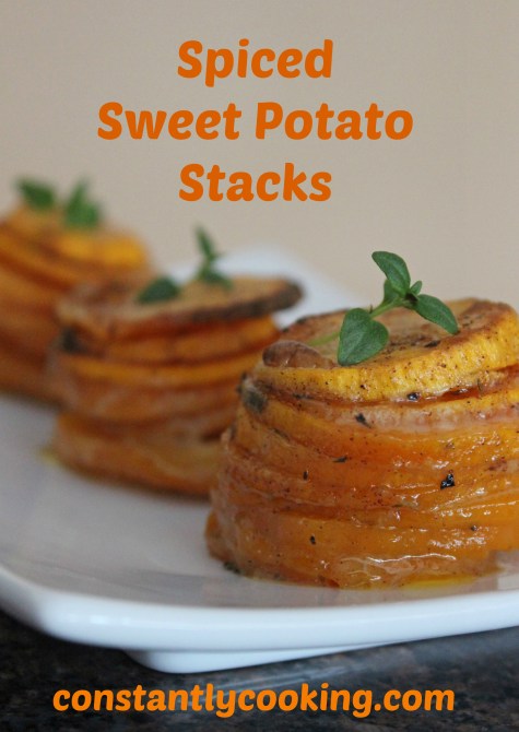 Spiced Sweet Potato Stacks Pinterest