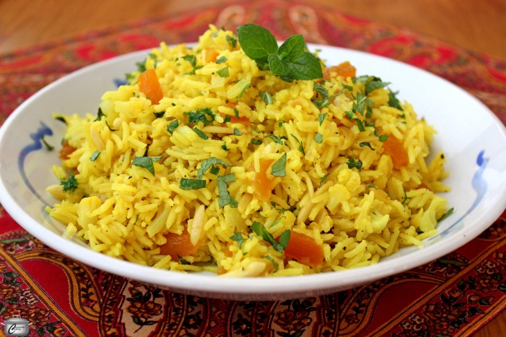 Fragrant Rice with Turmeric and Ginger
