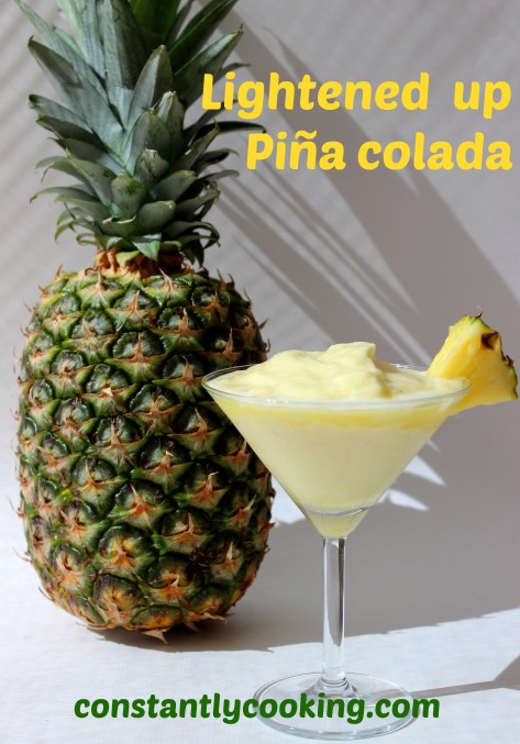 Lightened up Pina colada
