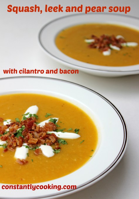 Squash Leek and Pear Soup