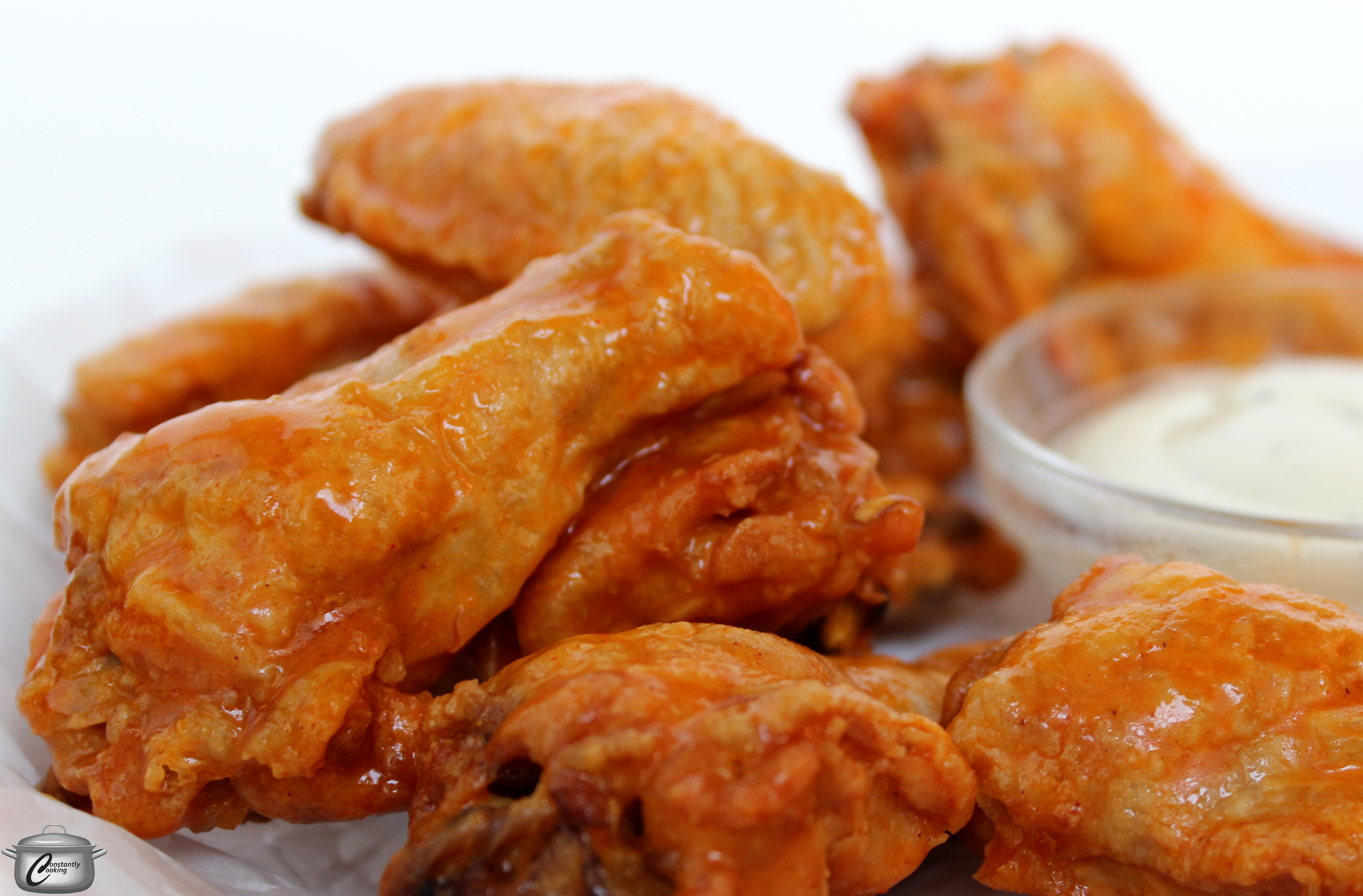 super crispy oven-baked chicken wings are so delicious and so easy to make
