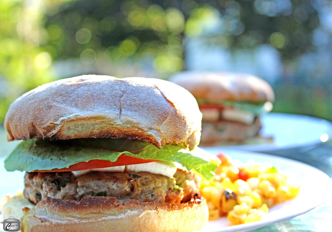 Turkey and kale burger Constantly Cooking with Paula Roy